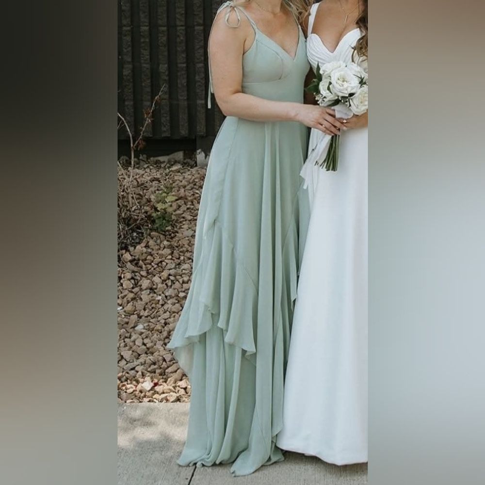 Azazie A-Line Chiffon Dress